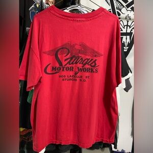 Vintage 1992 Sturgis broken spoke saloon biker tee